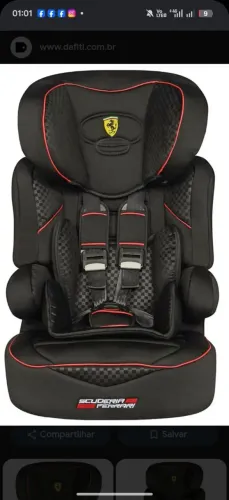 Cadeirinha para carro de 9 a 36 kg