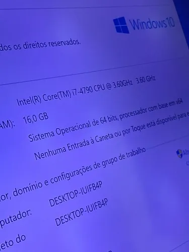 Vendo cpu com i7 4790 + 16 de ram + ssd nvme 2.0 128gb