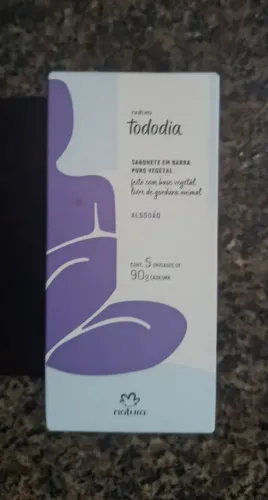 Tododia sabonete em Barra puro vegetal