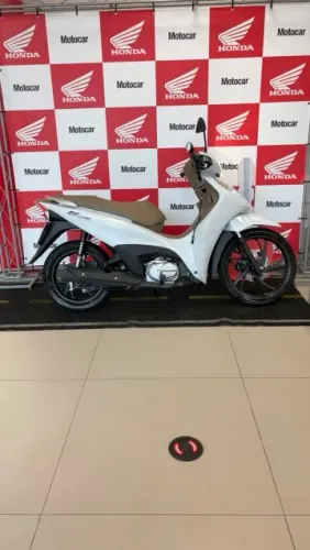 Honda biz 125 ex 2026 flex branca caramelo baixo km estado de zero