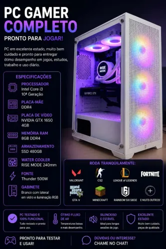 PC GAMER COM GTX 1650