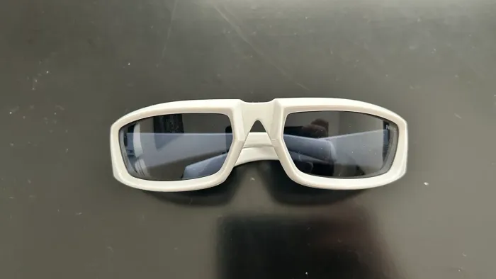 Óculos Nine -Branco lentes azuladas