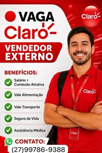 ? FAÇAF PARTE DO TIME CLARO! | CONSULTOR(A) PAP - COLATINA/ES