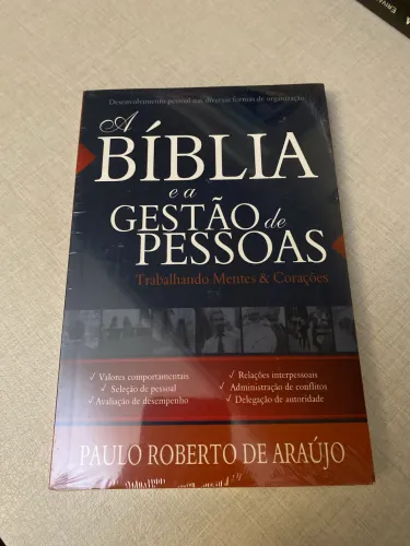 Livro A Bíblia e a gestão de pessoas- Trabalhando mentes e corações Novo