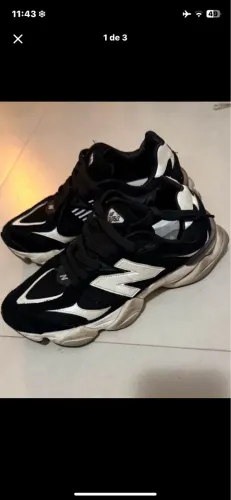 New balance 9060 preto e branco original 