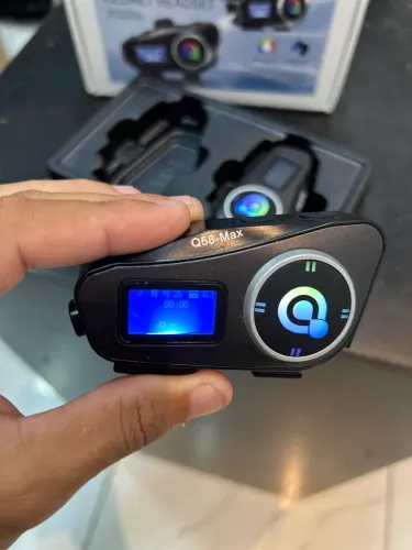 Par de intercomunicador Bluetooth pra capacete 
