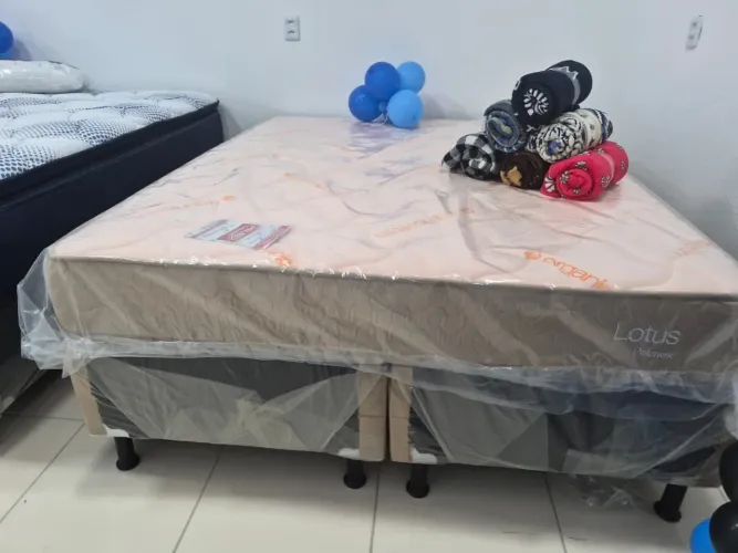 CAMA QUEEN SIZE PROMOÇÃO HOJE COMPLETA ENTREGA GRÁTIS HOJE