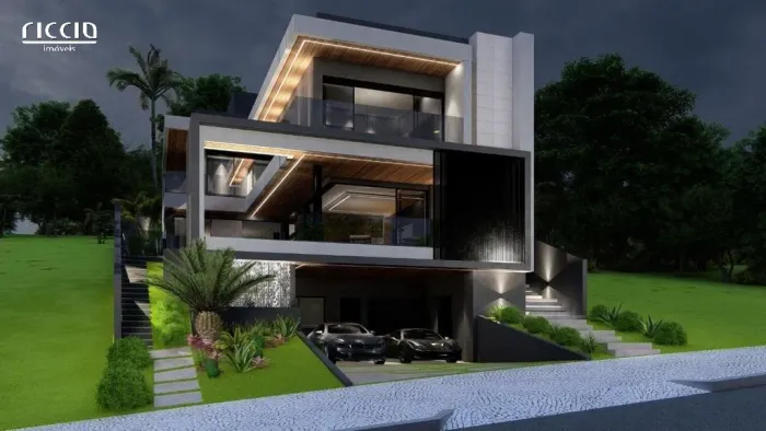 Excelente Casa à venda na Planta no Condomínio Alphaville 1 - 4 SUÍTES - 550 m² de constru