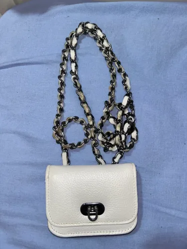mini bolsa branca