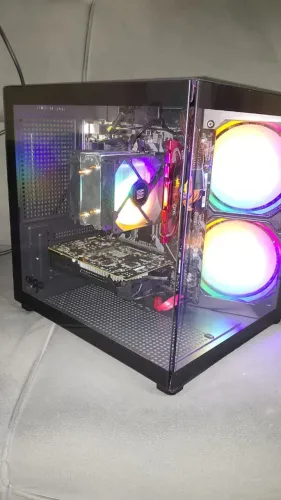 PC Computador Gamer Ryzen 3 3300x 16gb memória DDR4 GTX 1050 TI 4gb *Barbada