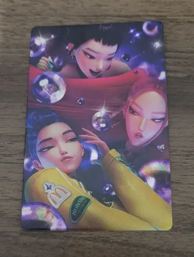 Guerreiras do K-pop (K-pop Demon Hunters) photocards Mc Donald's 2026