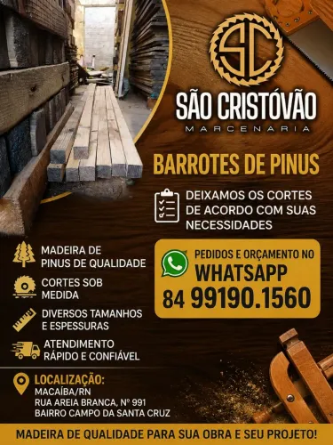 Barrote de pinus 