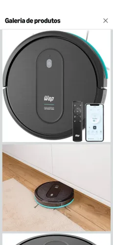 Aspirador de Pó Robô WAP ROBOT W400 3 em 1