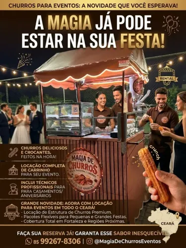Locação para seu evento de Churros !