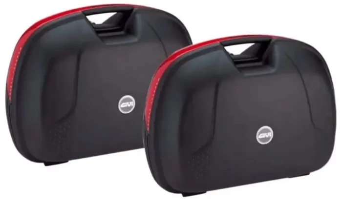 Baú Bauleto Mala lateral Givi E360 40 L Monokey Kit (Par) E Baú Givi e33