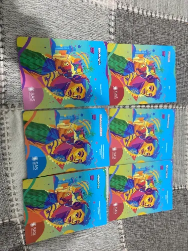 Livros do SAS todas matérias ensino médio vestibular 