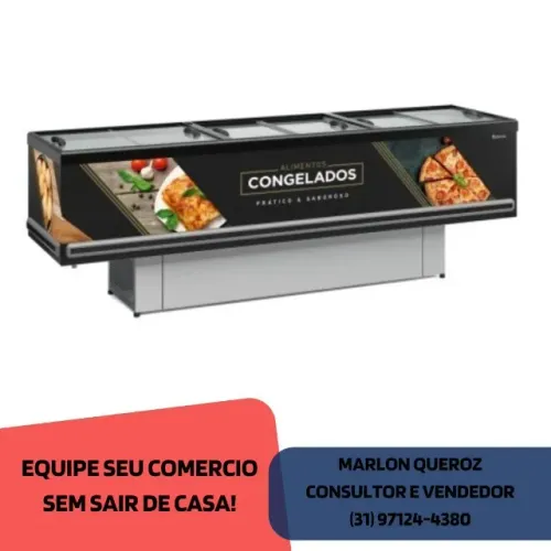 Ilha de Frios 3 Metros Gelopar 127/220v Novo