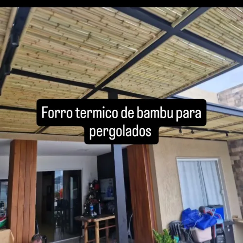Bambu pergolas isolante termico em niteroi. Plays