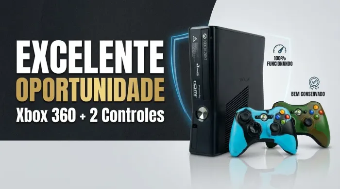 XBOX 360 + 2 controles