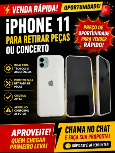 iPhone 11 - Para Retirada de Peças ou Conserto