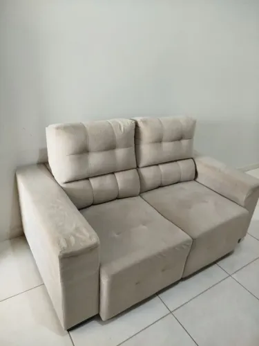 Sofá retrátil reclinável 