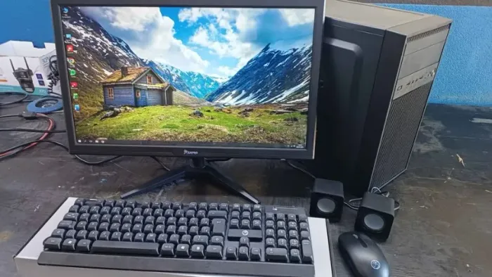 PC GAMER COMPLETO BARATO ACEITO TROCA SÓ 12X 114 8GB RAM SSD ENTREGO MONITOR 22 MUITO RAPI
