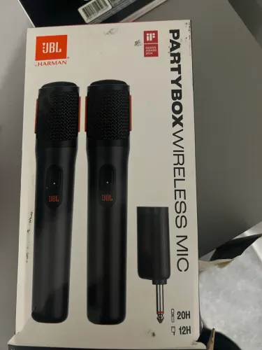 Microfone JBl PARTYBOX