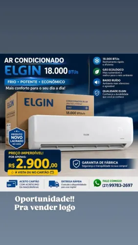 Ar condicionado 18 mil btus elgin