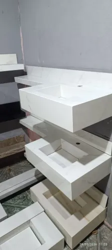 Pia em porcelanato