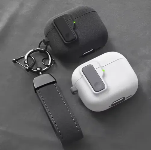 Case preta - rígida para AirPods 4