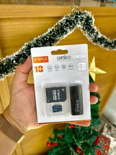 Cartão de memória com adaptador! 8G