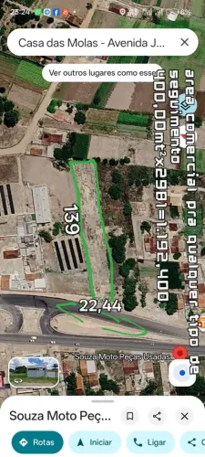 vendo terreno comercial com area 2981²