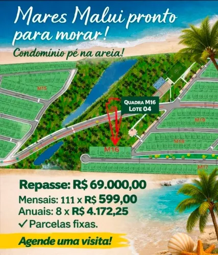 Vendo terreno Mares Malui 