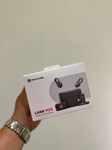 Microfone de Lapela sem fio Hollyland Lark M2S Versão Ultimate Combo Original Lacrado