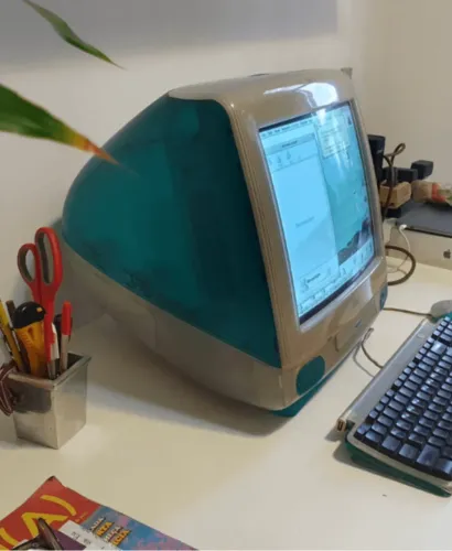 imac g3 azul raridade!