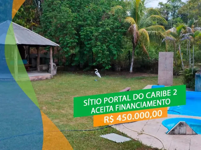 Sítio Portal do Caribe 4.000 m² c/piscina no km 15 da BR 174