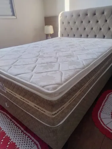 Cama box com colchão Umaflex
