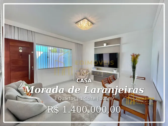 Casa Espetacular em Morada de Laranjeiras Próxima ao Mar e à Cidade!
