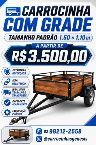 Carrocinha com Grade