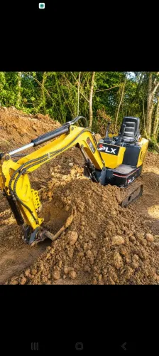 Mini escavadeira plx x10 
