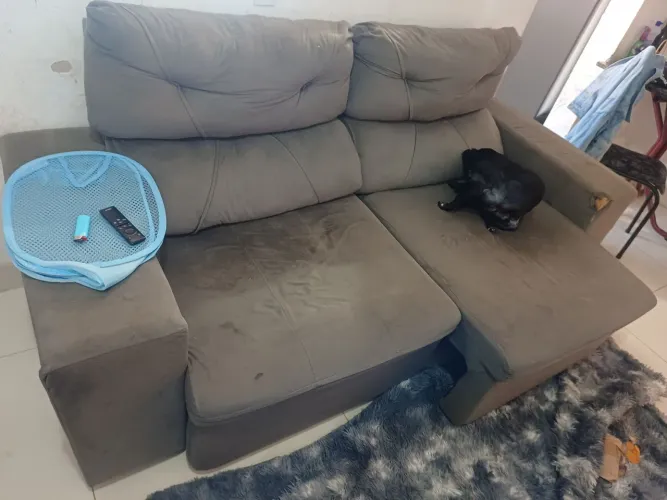 Sofá reclinável