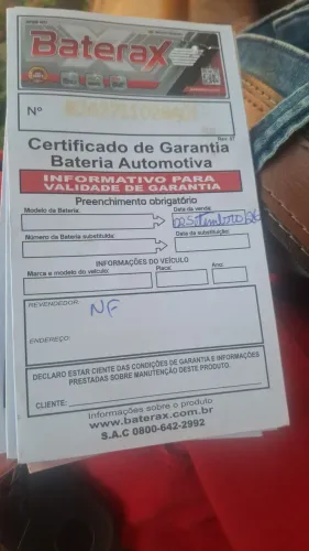 Bateria 100ap nova sem uso