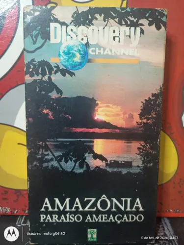 FITA VHS DISCOVERY CHANNEL AMAZÔNIA PARAÍSO AMEAÇADO