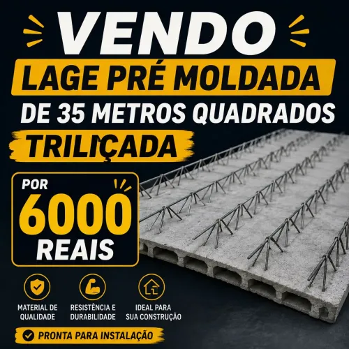 LAGE 35M² PRÉ MOLDADA COMPLETA 