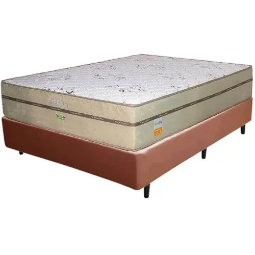 Base com Colchão Toronto Ecotec Casal Molas Ensacadas 62x188x138 _ entrega hoje