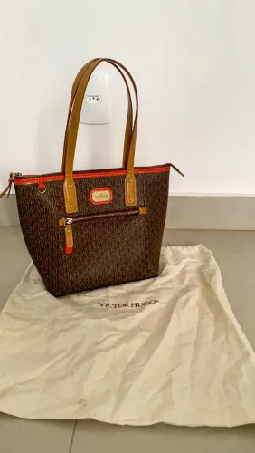 Bolsa Victor Hugo Original com Monograma e Dust Bag