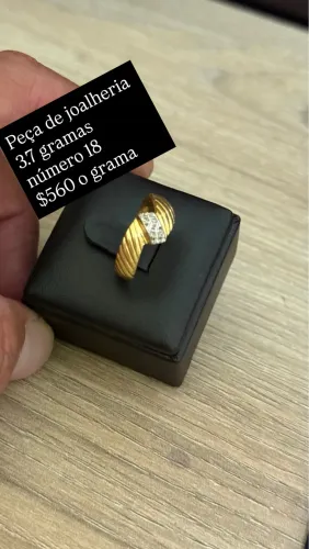 Anel ouro18k