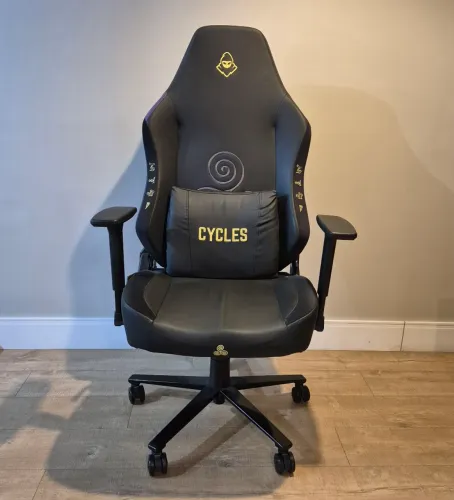 Cadeira Gamer Mancer Cycles Preta e Amarela - Excelente Estado