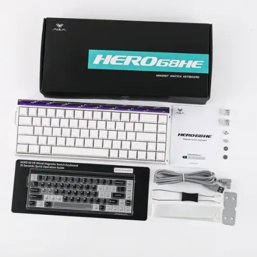 (NOVO) AULA HERO 68HE - Teclado Magnético