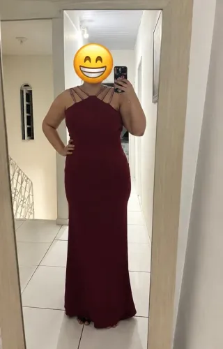 Vestido de festa vermelho